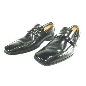 Stacy Adams Loafers Horse bit Sq Bicycle Toe 10M